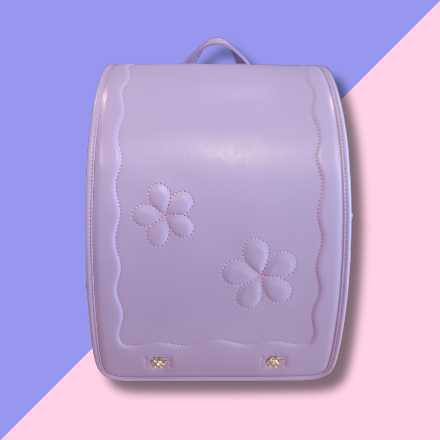 Mochila Japonesa Premium Tipo Randoseru Diseño Lila Flor – Kenko Foods