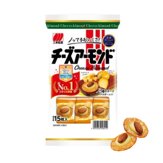 Galletas Queso Almendra Sanko Seika 40 Gr 15 Unid. - Kenko Foods