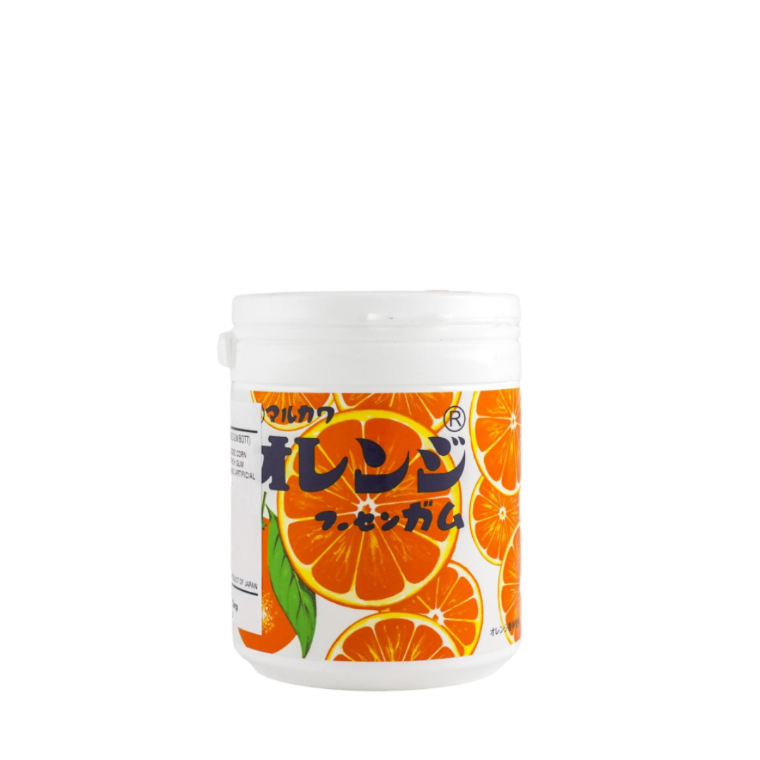 Pack 4 Botellas Chicle Mármol Naranja Marukawa 130 Gr - Kenko Foods