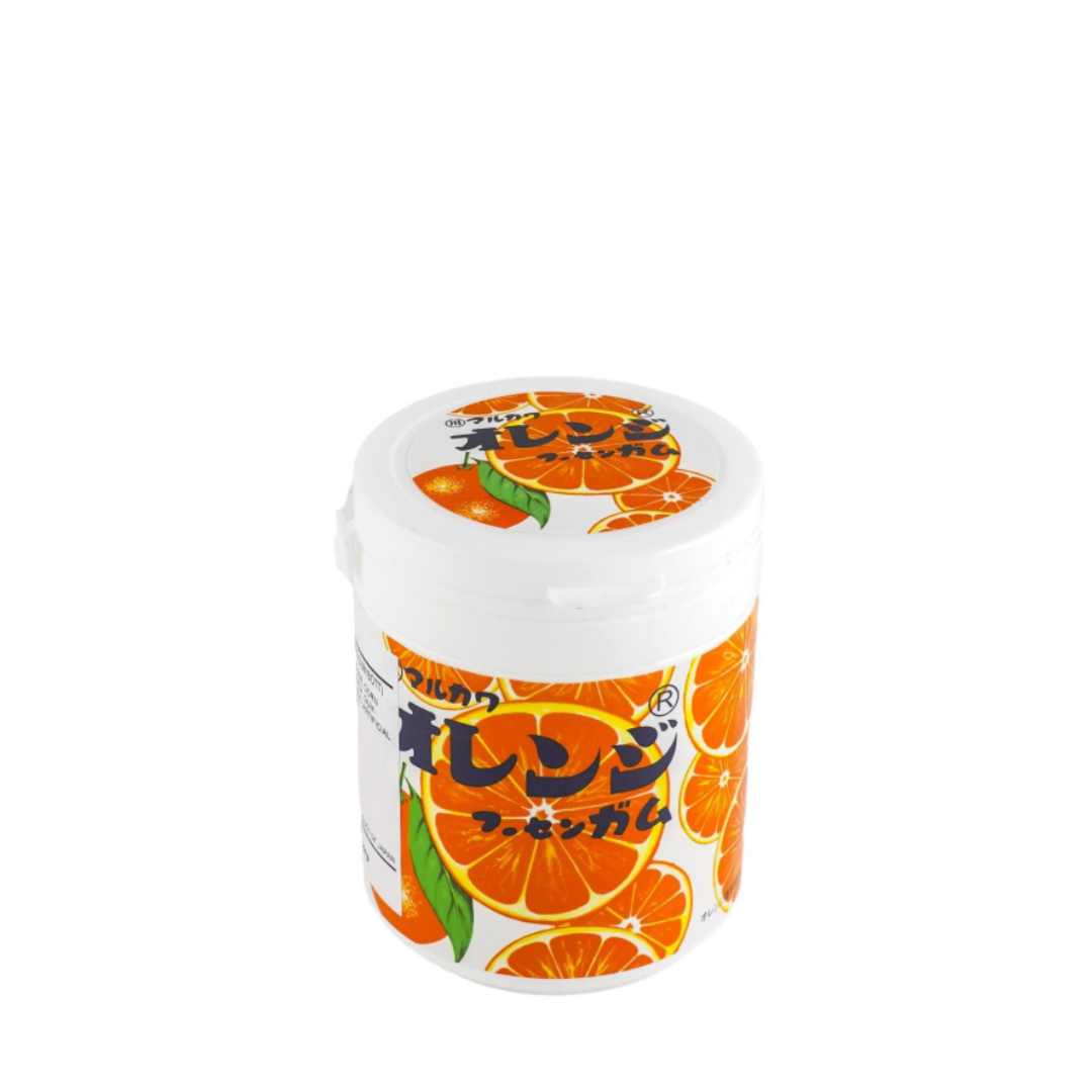 Pack 4 Botellas Chicle Mármol Naranja Marukawa 130 Gr - Kenko Foods