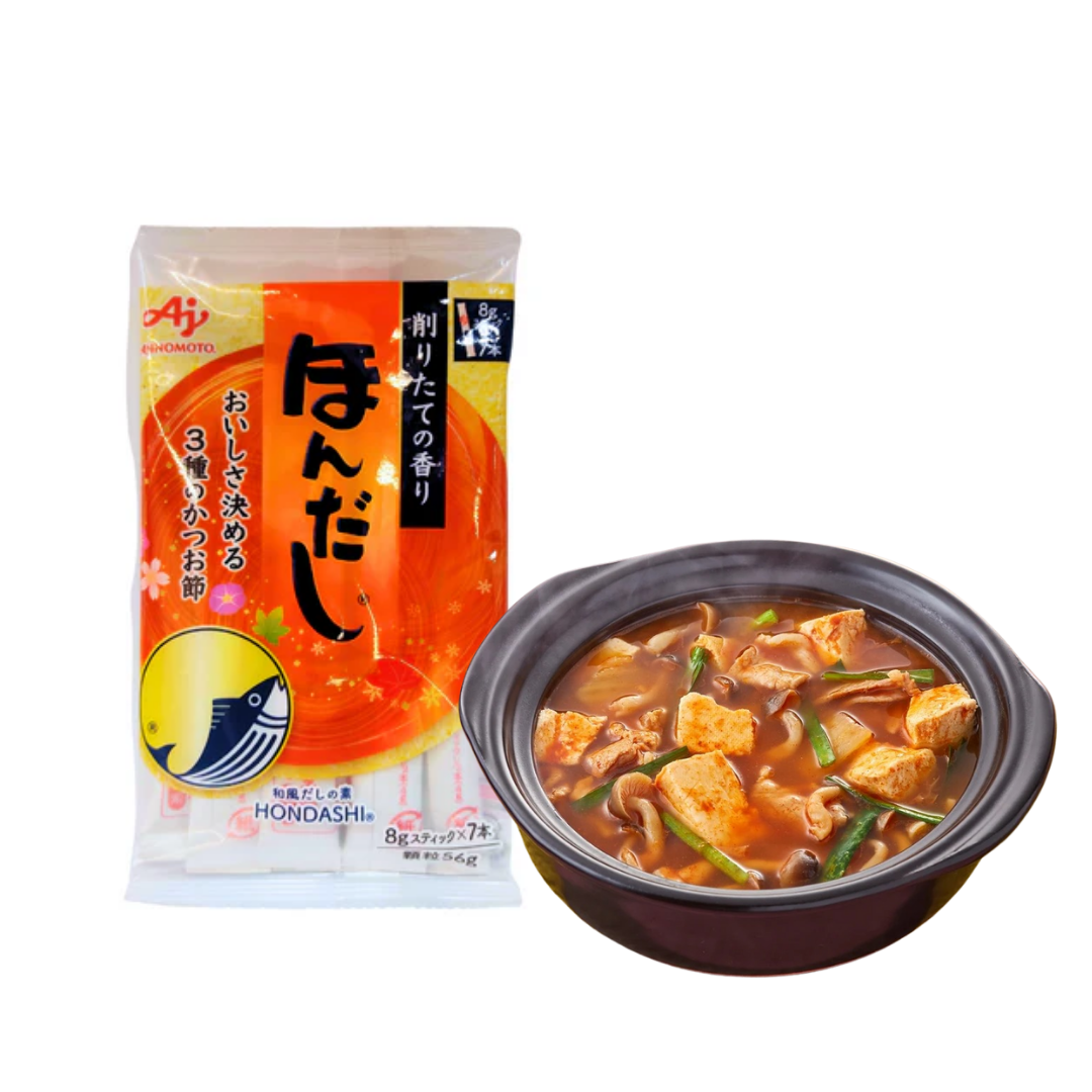 Polvo Caldo Sopa Hondashi Ajinomoto 56 Gr 7 Unid.