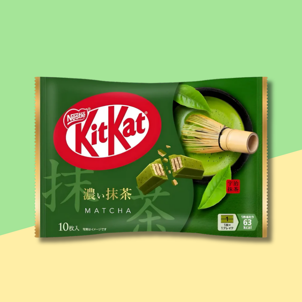 Nestlé Kik Kat Matcha Chocolate 125 Gr 10 Unid.