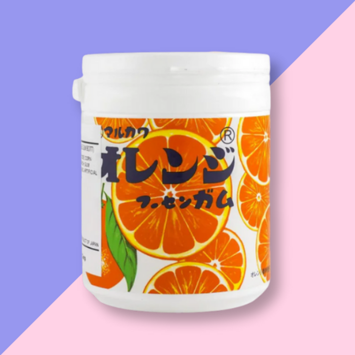 Botella Chicle Mármol Naranja Marukawa 130 Gr
