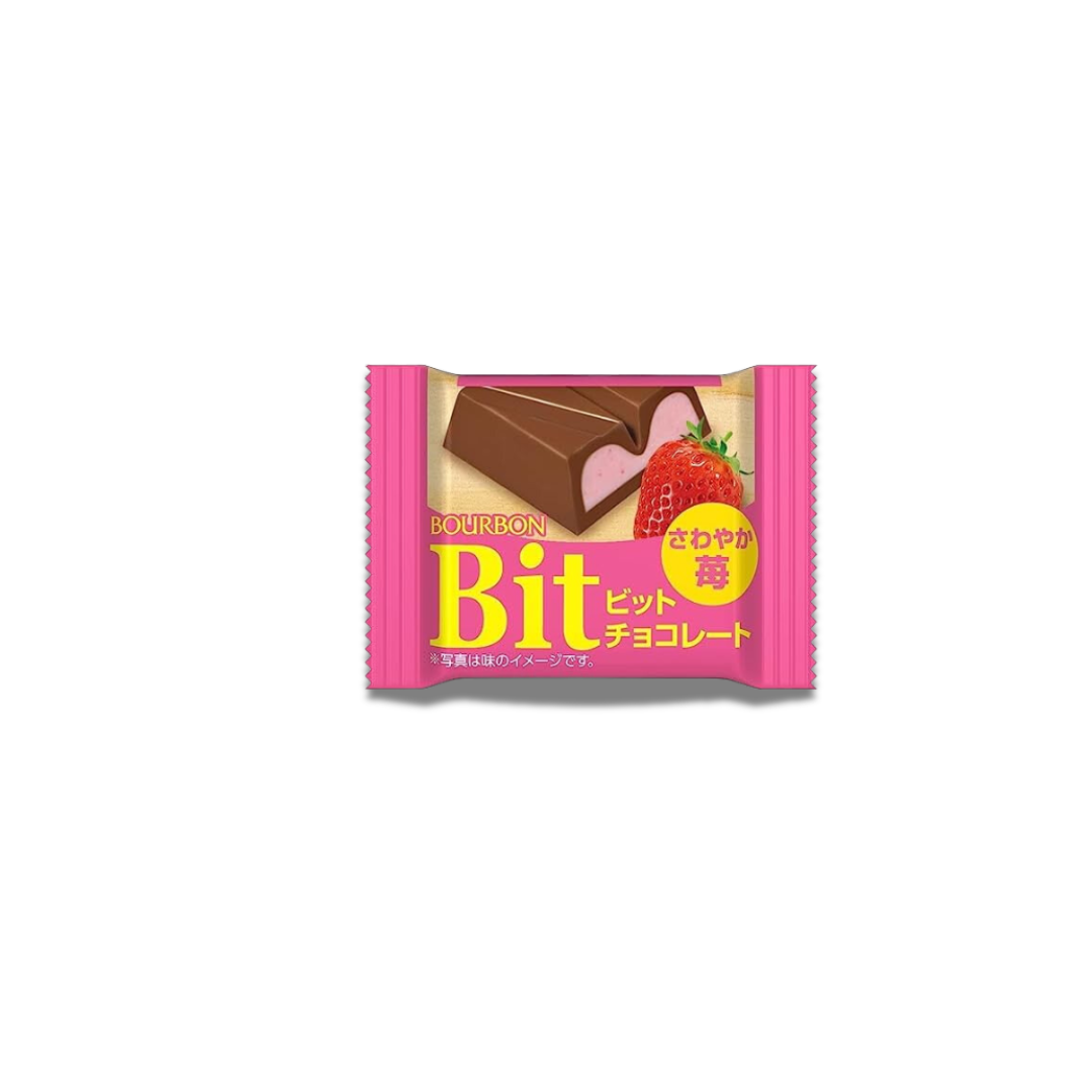 Chocolate Crocante Fresa Bit Bourbon 13 Gr