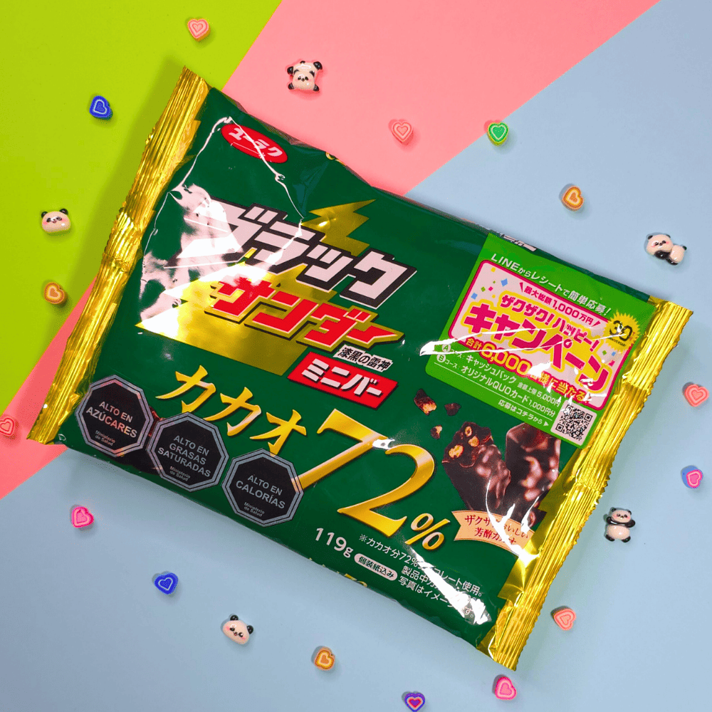 Barras Chocolates Crocantes Minibar Cacao 72% Yaraku 119 Gr