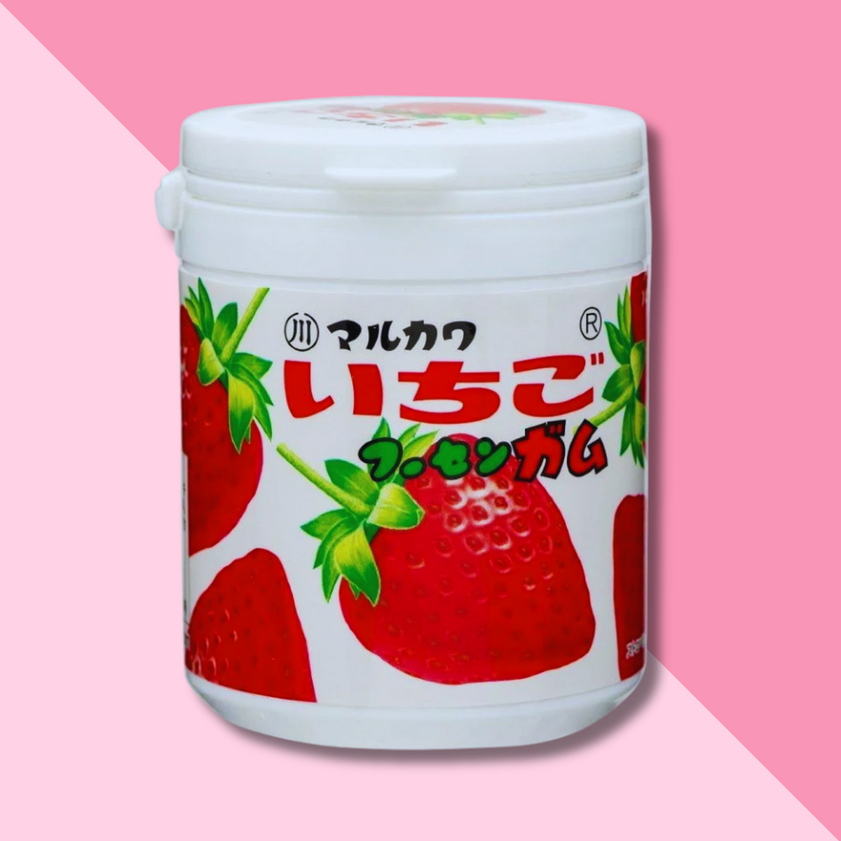 Botella Chicle Mármol Fresa Marukawa 130 Gr