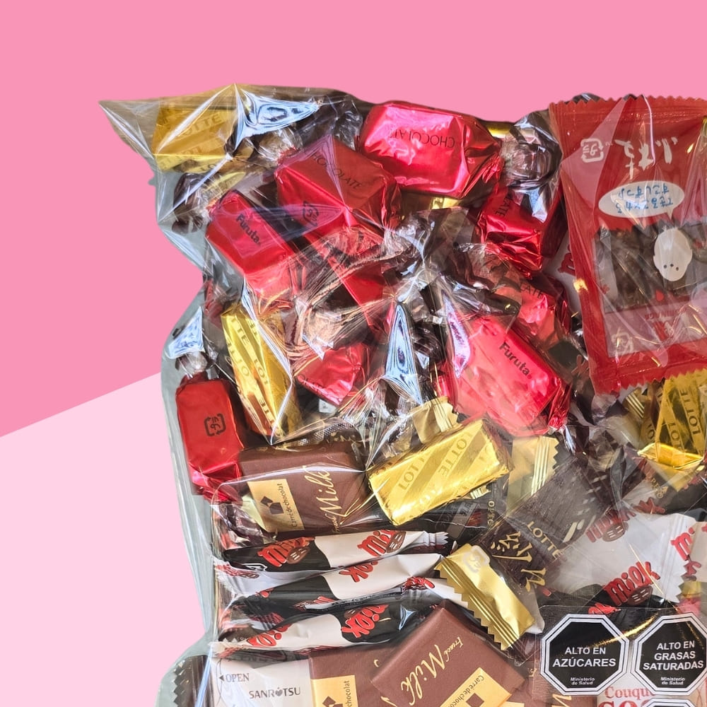 Bolsa Surtida Galletas Chocolates Japonesas Kenkofoods 400 Gr