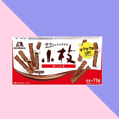 Palitos de Chocolate Leche Y Almendra Morinaga 64,9 Gr 44 Unid. - Kenko Foods