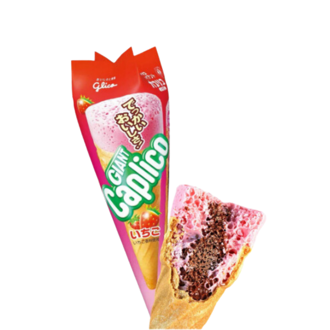 Cono Fresa Chocolate Glico 34 Gr