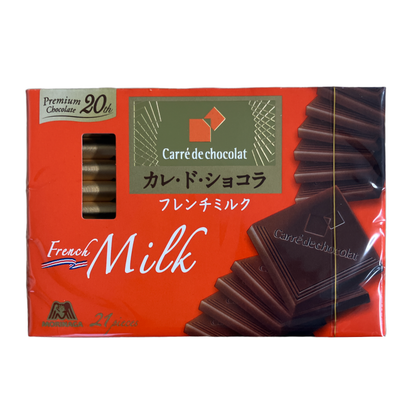 Chocolate Leche Francesa Morinaga 102 Gr 18 Unid.