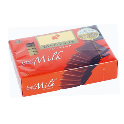 Chocolate Leche Francesa Morinaga 102 Gr 18 Unid.