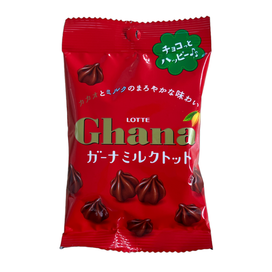 Mini Chocolate Leche Ghana Lotte 45 Gr