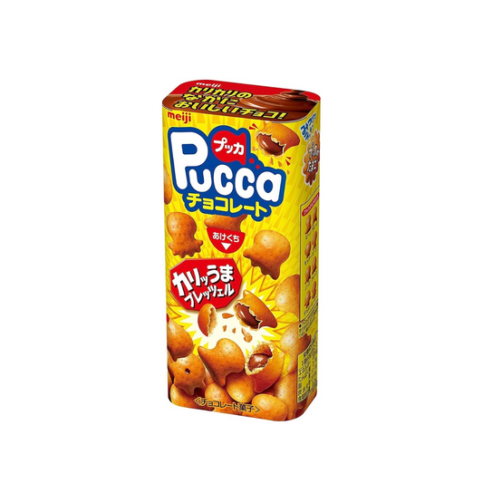 Chocolate Pretzels Pucca Meiji 39 Gr