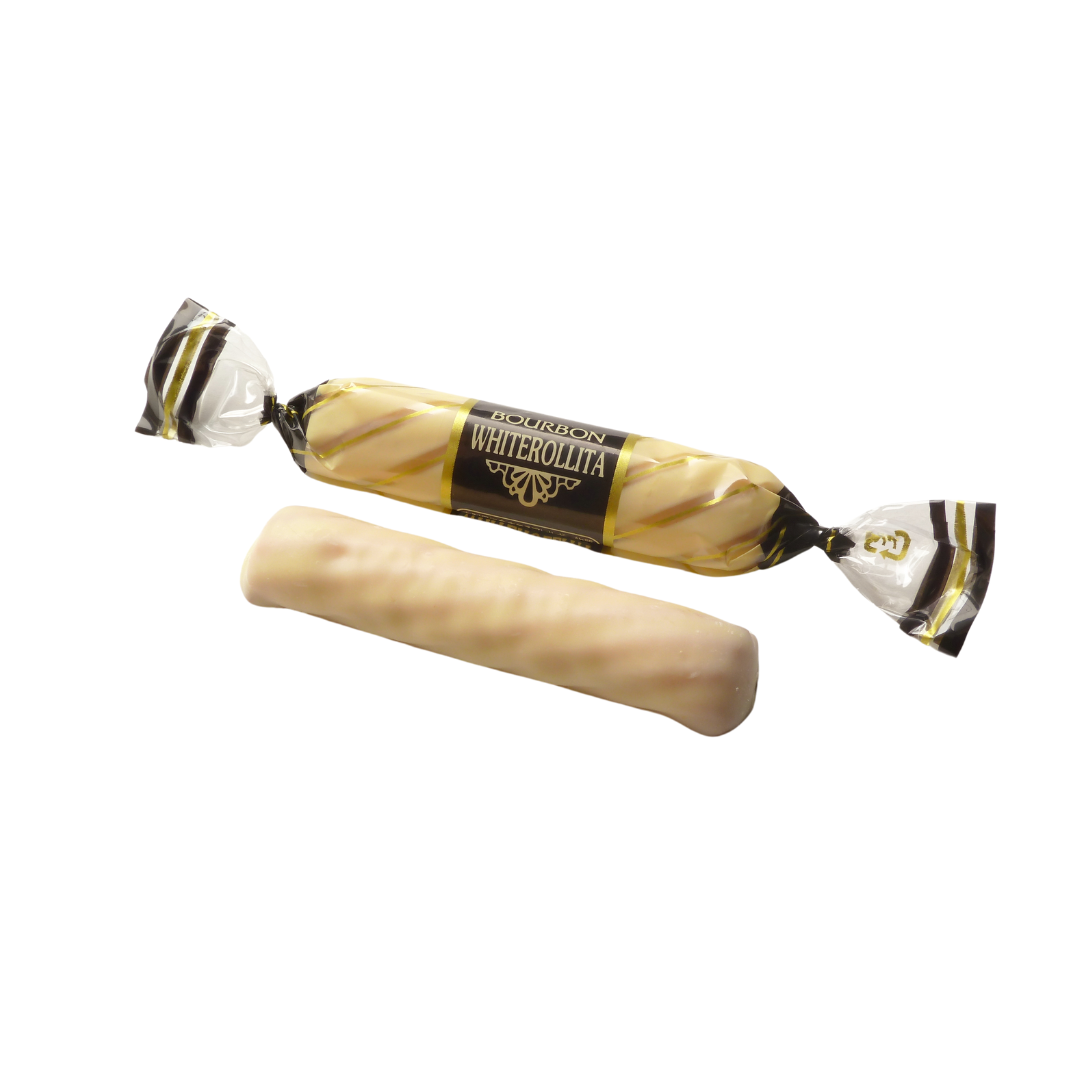 Galletas Blandas Rollitas Blancas Bourbon 98 Gr 12 Unid.