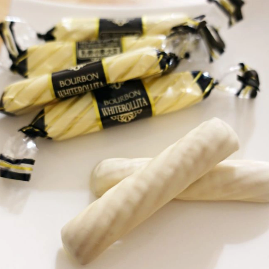 Galletas Blandas Rollitas Blancas Bourbon 98 Gr 12 Unid.