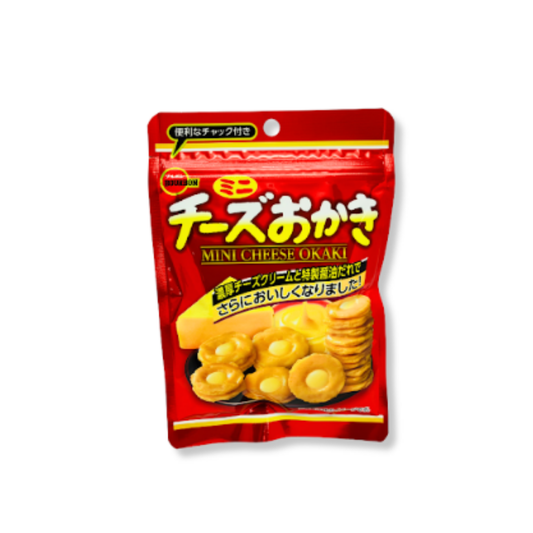 Galletas Arroz Mini Okaki Queso Bourbon 28 Gr