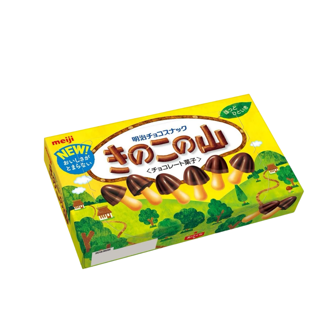 Galletas Chocolate Kinoko No Yama Meiji 36 Gr - Kenko Foods