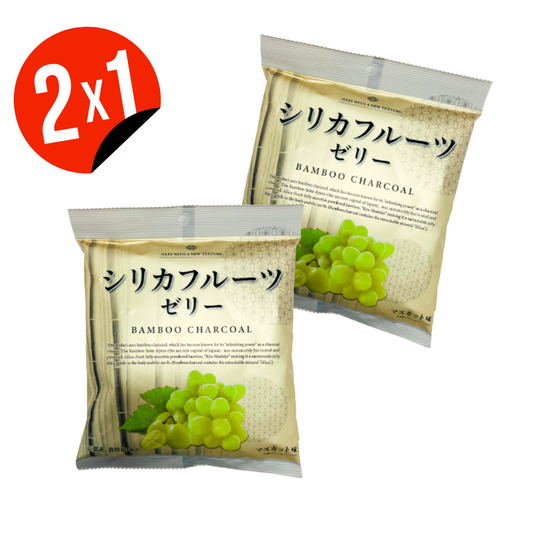 Pack 2x1 Gelatina Frutas Sílice Uva 80 Gr