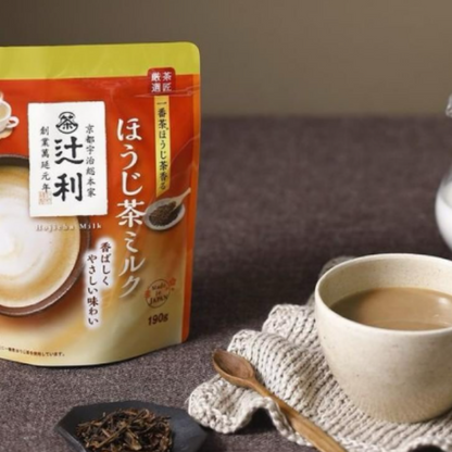 Té Leche Hojicha instantánea Tsujiri 190 Gr